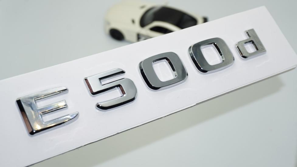 DK Tuning E500d Bagaj Krom ABS 3M 3D Yazı Logo Benz İle Uyumlu