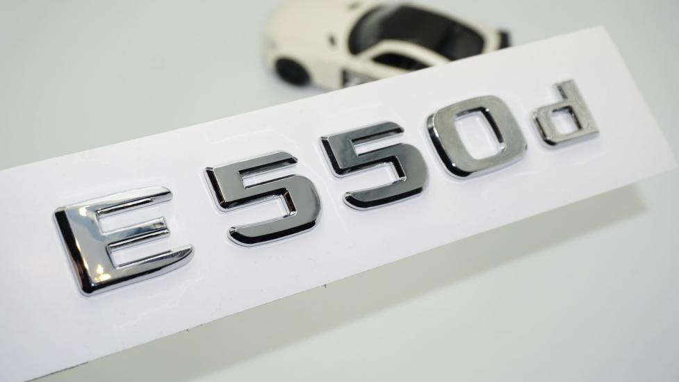 DK Tuning E550d Bagaj Krom ABS 3M 3D Yazı Logo Benz İle Uyumlu