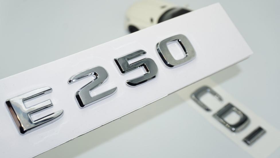 DK Tuning E250 CDi Bagaj Krom ABS 3M 3D Yazı Logo Benz İle Uyumlu