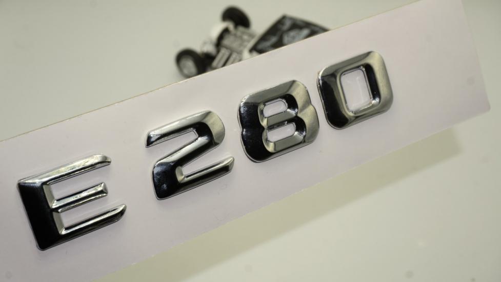 Benz E280 Bagaj Krom Metal 3M 3D Yazı Logo