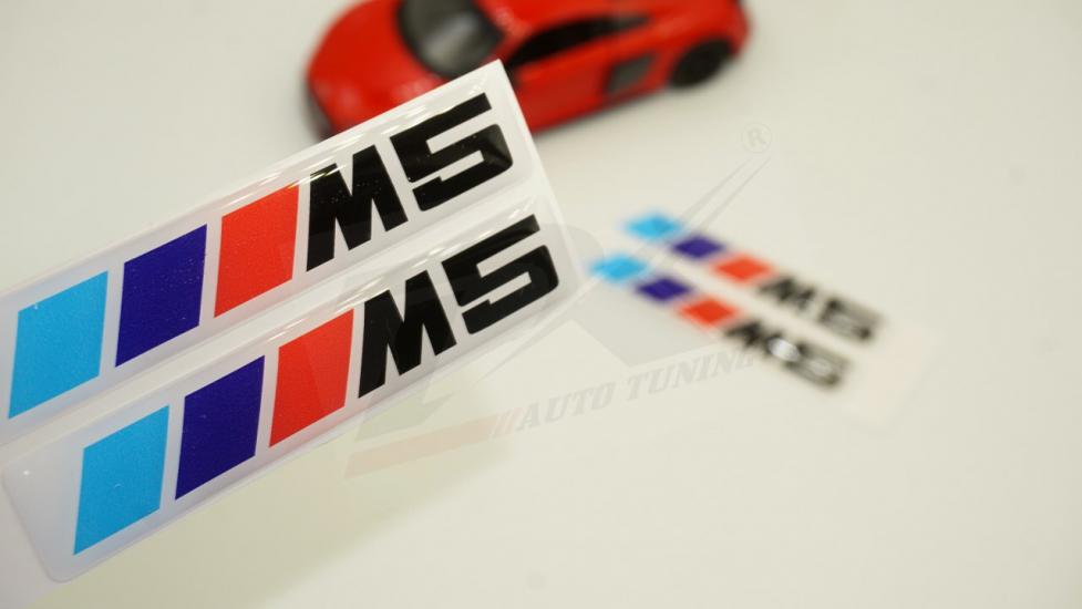 Bmw M5 Logo 3M 3D Damla Silikon Torpido Bagaj Çamurluk Logo Amblem Arma Seti