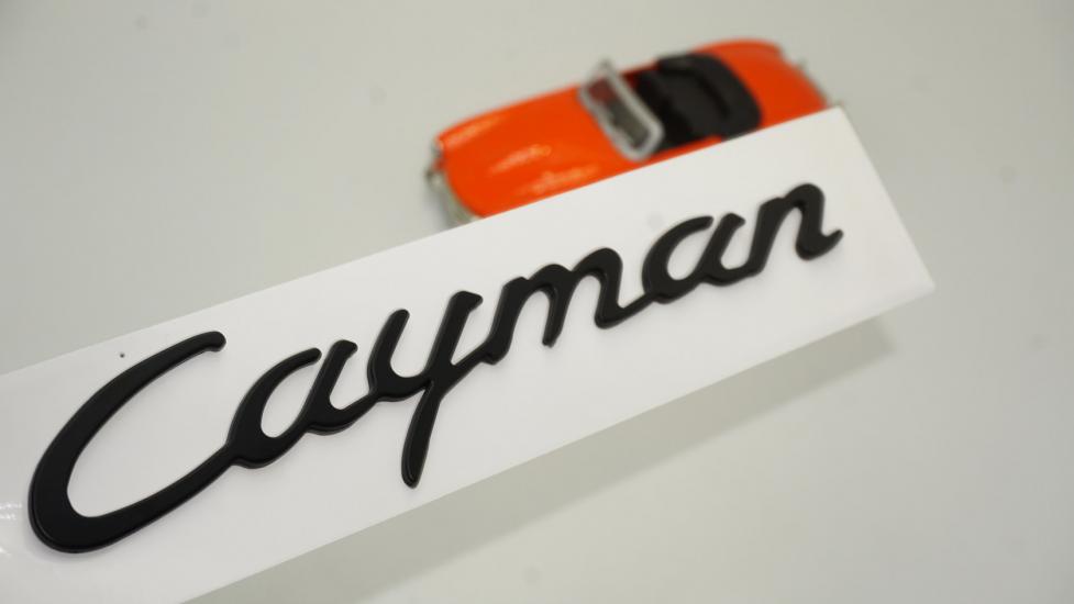Porsche Cayman Bagaj 3M 3D ABS Yazı Logo Amblem
