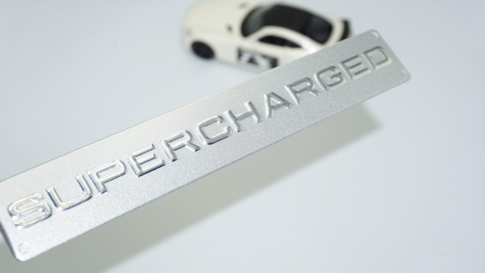 DK Tuning Supercharged Bagaj Gri Logo Arma Range Rover İle Uyumlu