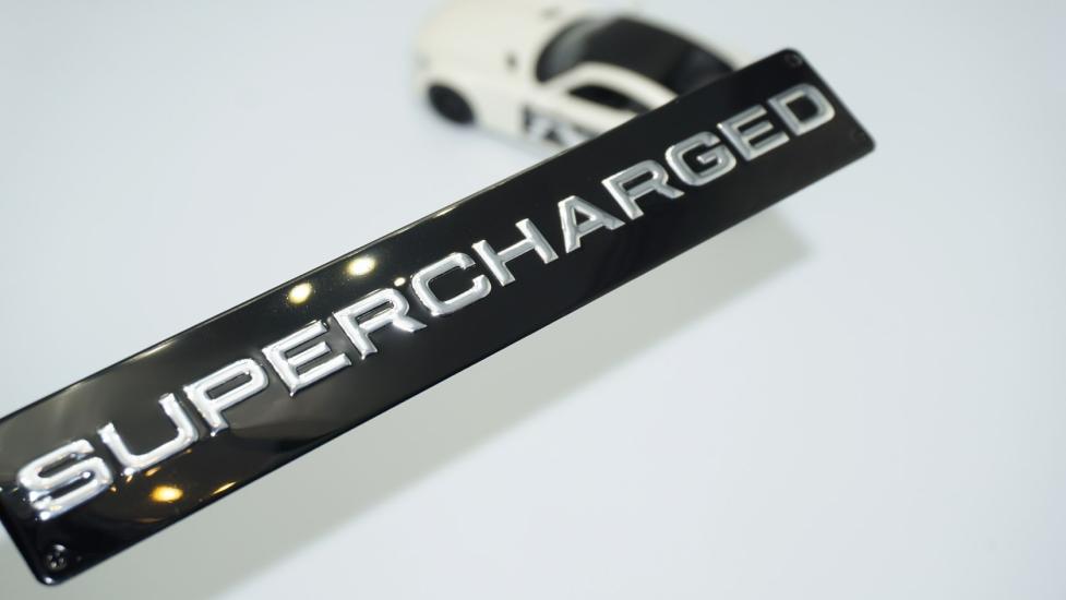 DK Tuning Supercharged Bagaj Siyah Logo Arma Range Rover İle Uyumlu