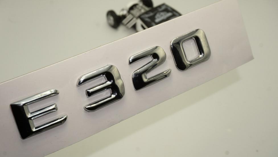 E320 Bagaj Krom Metal 3M 3D Yazı Logo