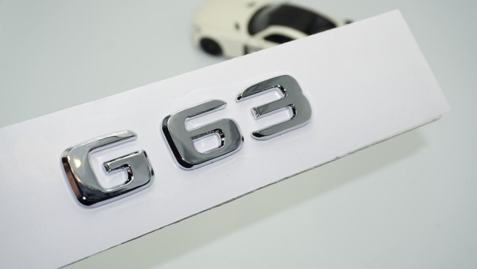DK Tuning G63 Bagaj Krom ABS 3M 3D Yazı Logo Benz İle Uyumlu