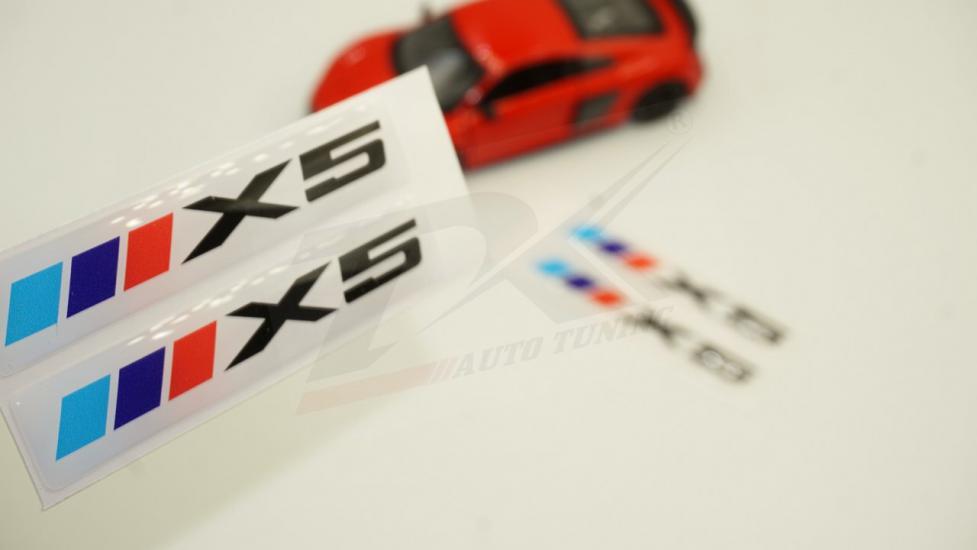 Bmw X5 Logo 3M 3D Damla Silikon Torpido Bagaj Çamurluk Logo Amblem Arma Seti