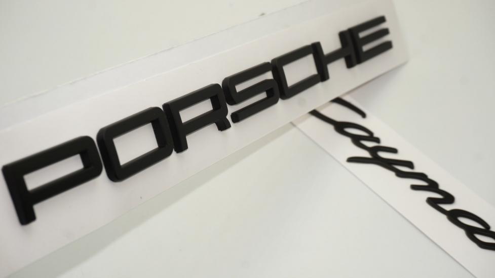 Porsche Cayman Bagaj 3M 3D ABS Yazı Logo Amblem Seti