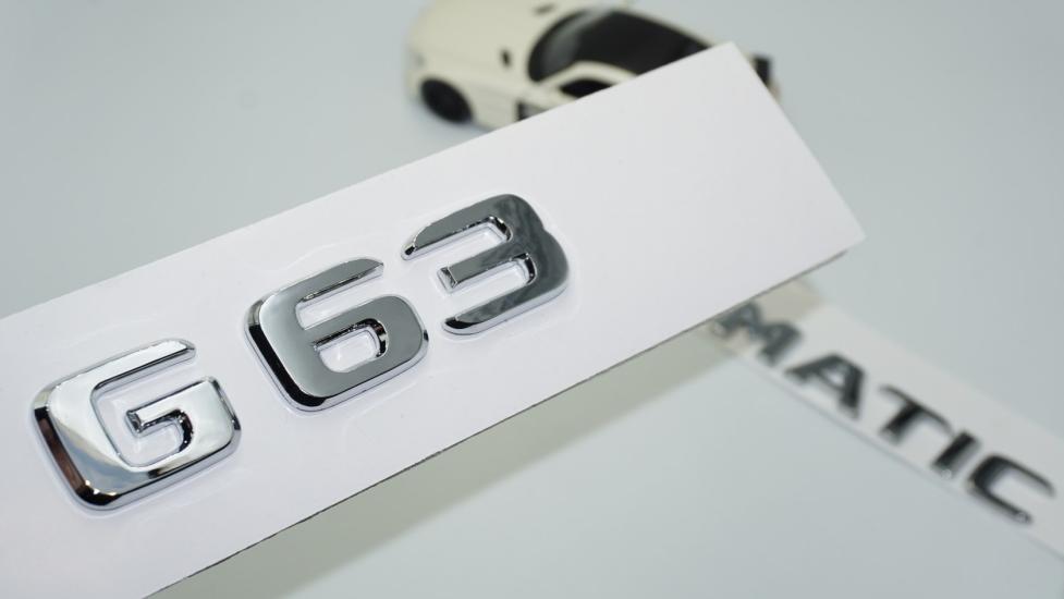 DK Tuning G63 4Matic Bagaj Krom ABS Yazı Logo Benz İle Uyumlu