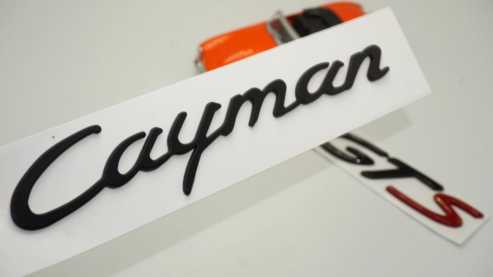 Porsche Cayman GTS Bagaj 3M 3D ABS Yazı Logo Amblem Seti