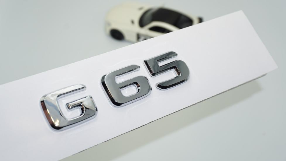 DK Tuning G65 Bagaj Krom ABS 3M 3D Yazı Logo Benz İle Uyumlu