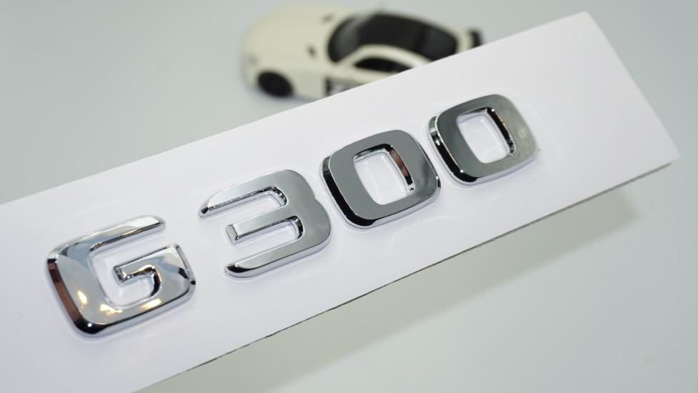 DK Tuning G300 Bagaj Krom ABS 3M 3D Yazı Logo Benz İle Uyumlu
