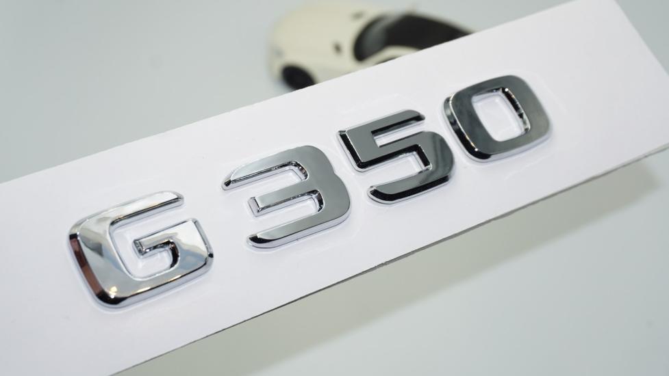DK Tuning G350 Bagaj Krom ABS 3M 3D Yazı Logo Benz İle Uyumlu