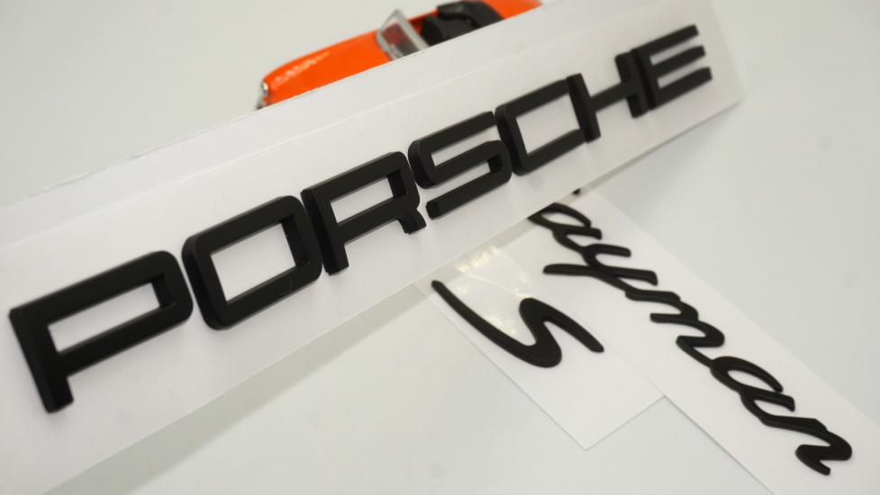 Porsche Cayman S Bagaj 3M 3D ABS Yazı Logo Amblem Seti