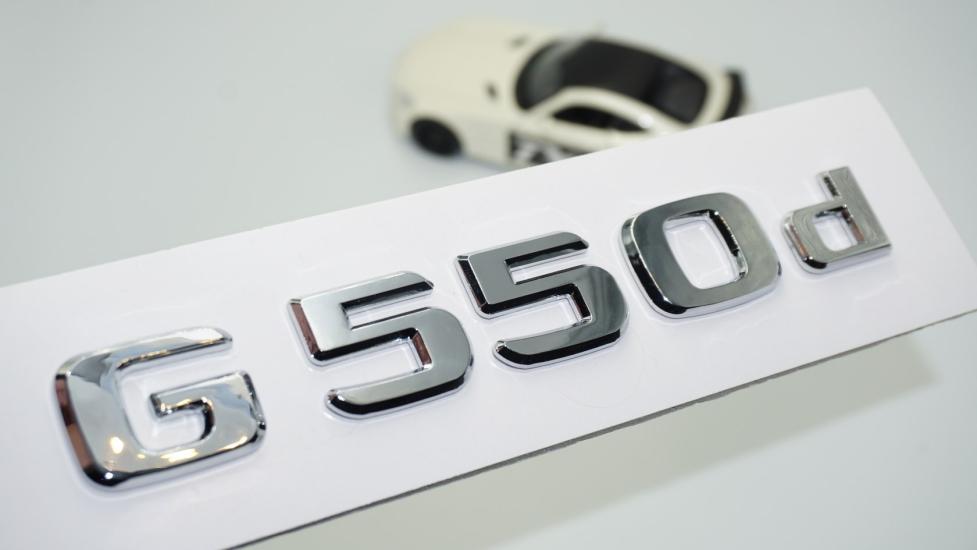 DK Tuning G550d Bagaj Krom ABS 3M 3D Yazı Logo Benz İle Uyumlu