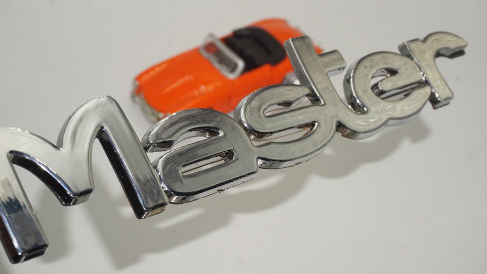 Renault Master Krom ABS 3M 3D Bagaj Yazı Logo