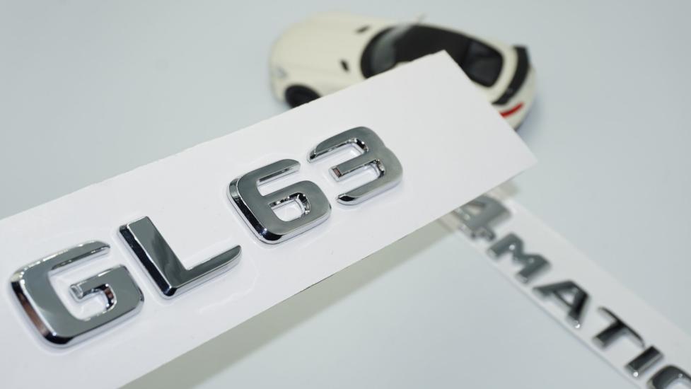 DK Tuning GL63 4Matic Bagaj Krom ABS Yazı Logo Benz İle Uyumlu