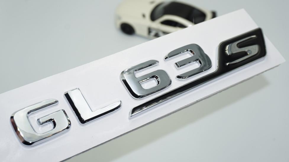DK Tuning GL63S Bagaj Siyah Krom ABS Yazı Logo Benz İle Uyumlu