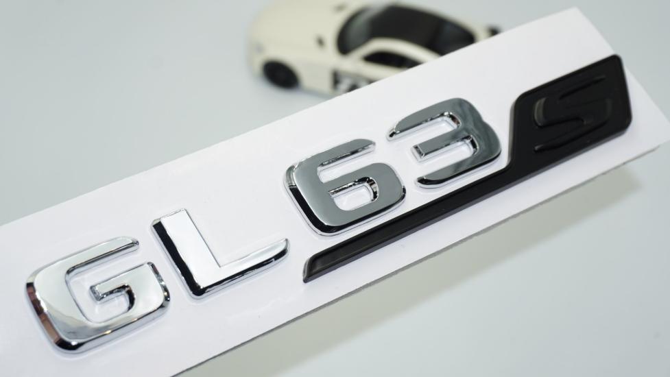 DK Tuning GL63S Bagaj Krom Siyah ABS Yazı Logo Benz İle Uyumlu