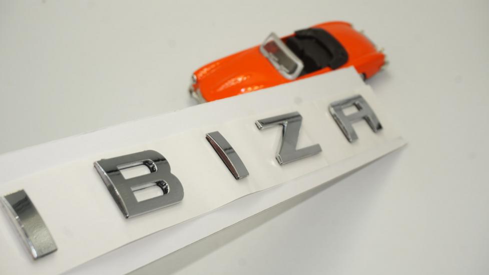 Seat İbiza Krom ABS 3M 3D Bagaj Yazı Logo Orjinal Ürün