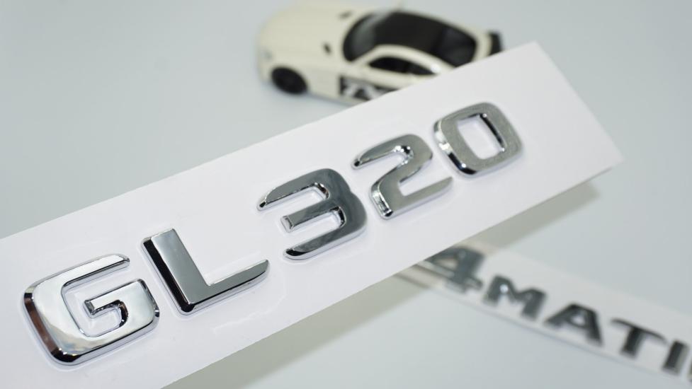 DK Tuning GL320 4Matic Bagaj Krom ABS Yazı Logo Benz İle Uyumlu