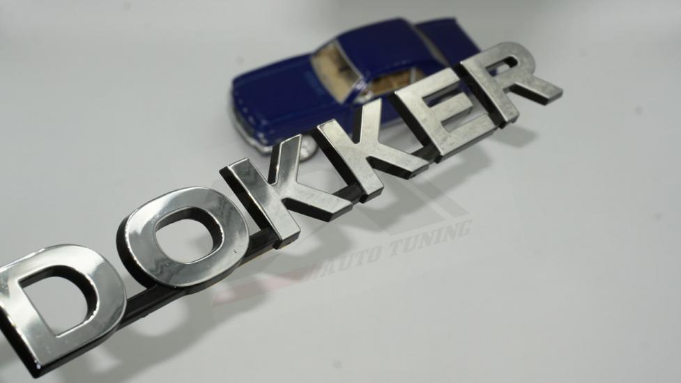 Dacia Dokker Krom ABS 3M 3D Bagaj Yazı Logo Orjinal Ürün