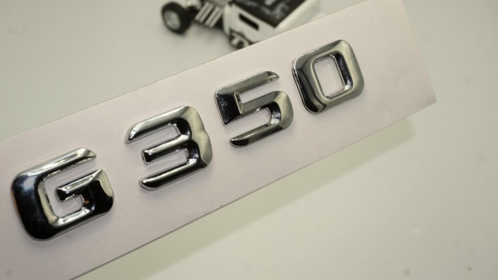 Benz G350 Bagaj Krom Metal 3M 3D Yazı Logo