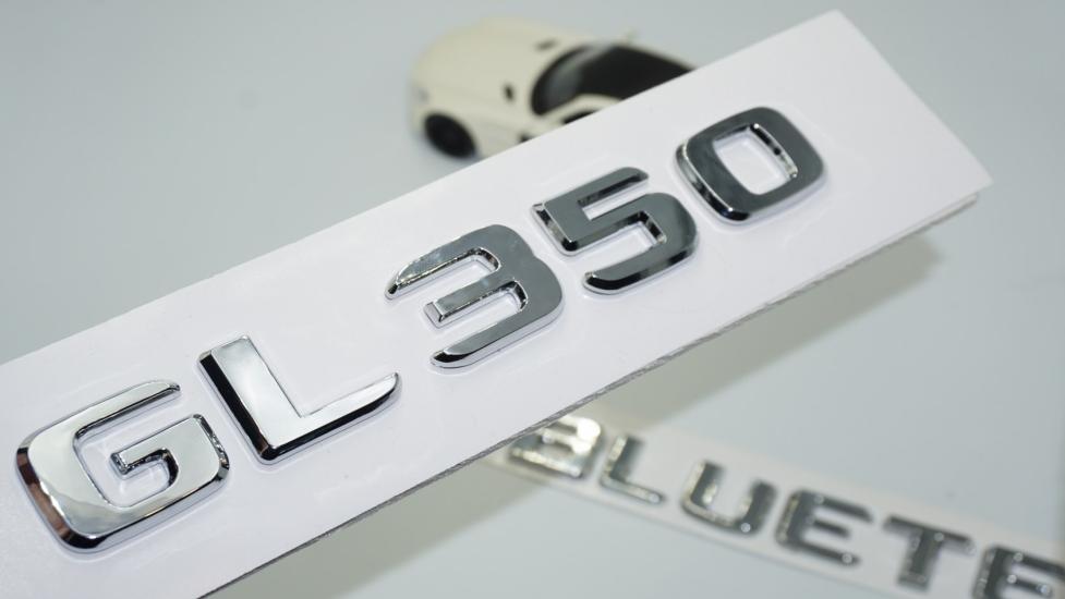 DK Tuning GL350 Bluetec Bagaj Krom ABS Yazı Logo Benz İle Uyumlu
