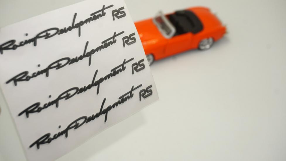 Renault RS Kapı Açma Kolu Racing Devolopment Sticker Seti