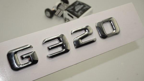 Benz G320 Bagaj Krom Metal 3M 3D Yazı Logo