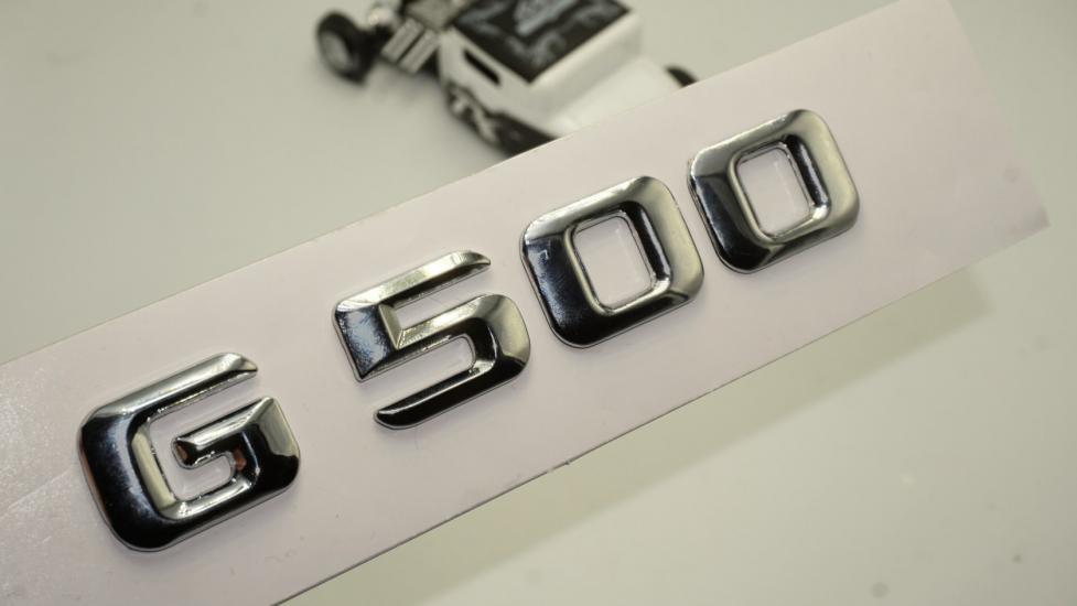 Benz G500 Bagaj Krom Metal 3M 3D Yazı Logo