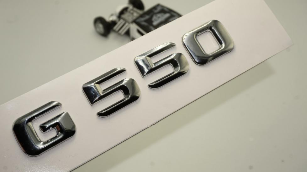 Benz G550 Bagaj Krom Metal 3M 3D Yazı Logo