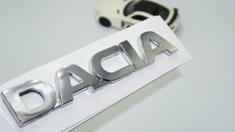 DK Tuning Dacia Tırnaklı Bagaj Krom ABS 3M 3D Yazı Logo Amblem