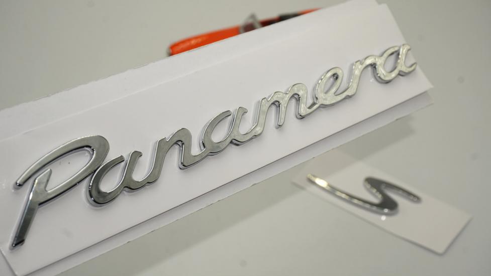 Porsche Panamera S Bagaj 3M 3D ABS Yazı Logo Amblem Seti