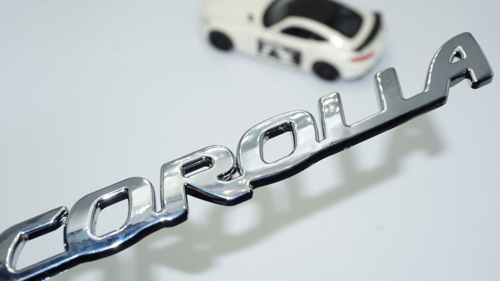 DK Tuning Corolla Bagaj 3M 3D Krom ABS Logo Toyota İle Uyumlu