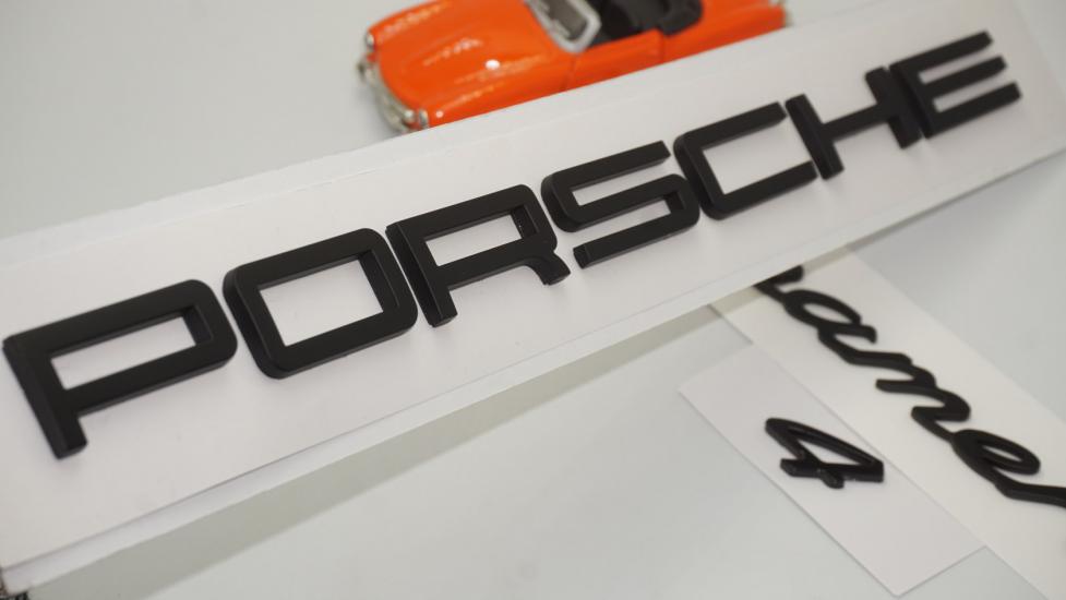 Porsche Panamera 4 Bagaj 3M 3D ABS Yazı Logo Amblem Seti