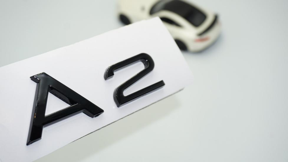DK Tuning A2 Bagaj Siyah ABS 3M Yazı Logo Audi İe Uyumlu