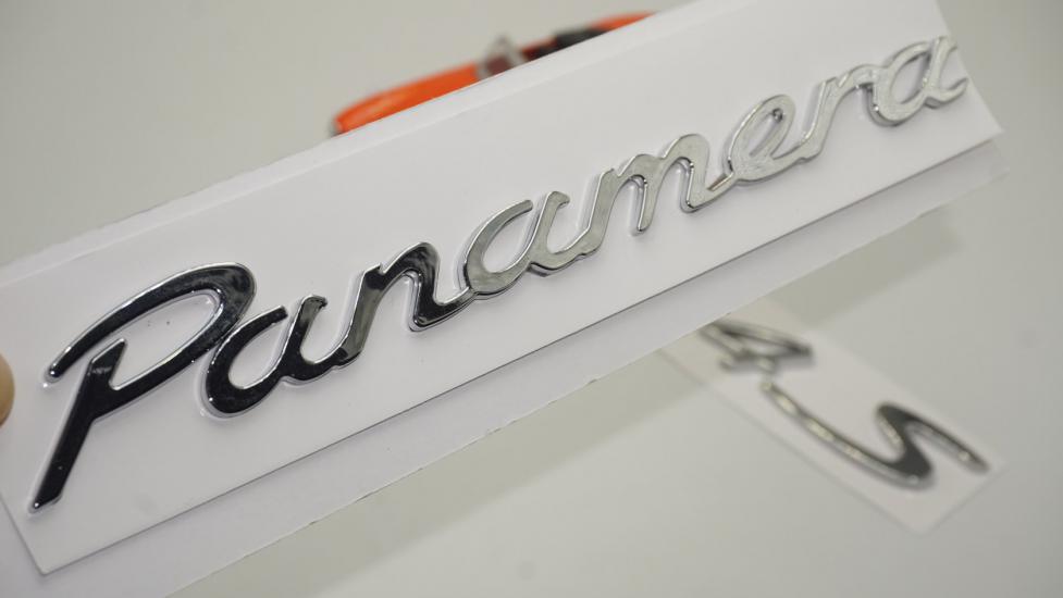 Porsche Panamera 4S Bagaj 3M 3D ABS Yazı Logo Amblem Seti