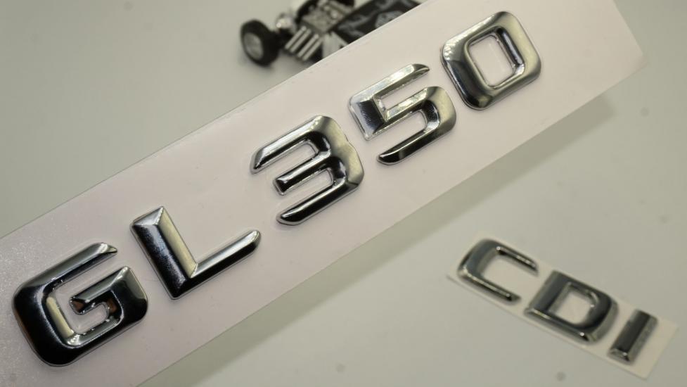 DK Tuning Benz GL 350 CDi Bagaj Krom Metal Yazı Logo Benz ile Uyumlu