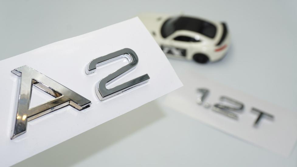 DK Tuning A2 1.2T Bagaj Krom ABS 3M Yazı Logo Audi İe Uyumlu