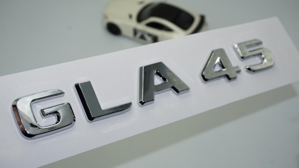DK Tuning GLA45 Bagaj Krom ABS 3M 3D Yazı Logo Benz İle Uyumlu