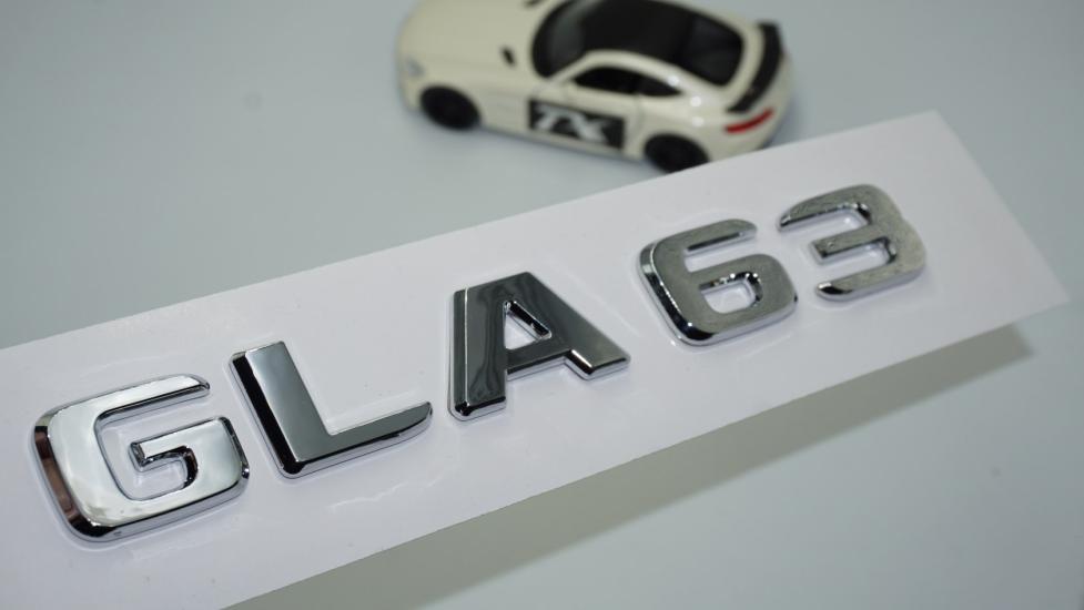 DK Tuning GLA63 Bagaj Krom ABS 3M 3D Yazı Logo Benz İle Uyumlu