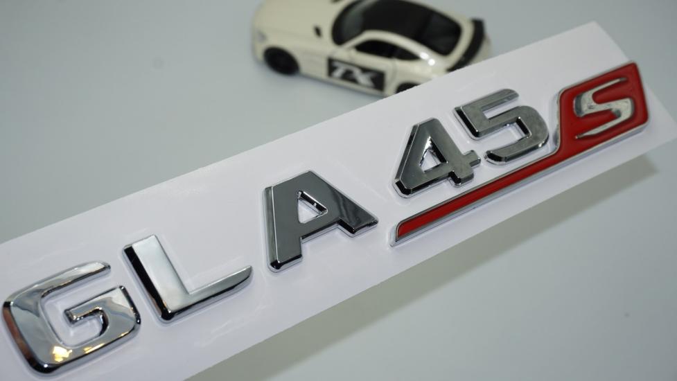 DK Tuning GLA 45S Bagaj Krom ABS 3M 3D Yazı Logo Benz İle Uyumlu