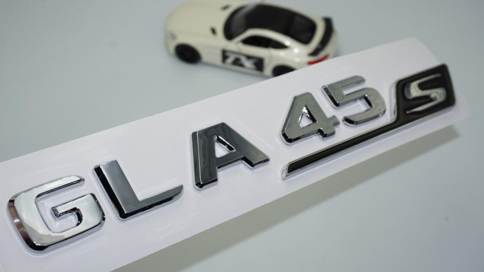 DK Tuning GLA 45S Bagaj Siyah Krom ABS Yazı Logo Benz İle Uyumlu