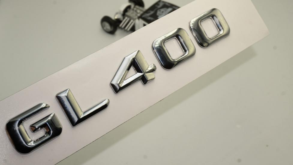 Benz GL 400 Bagaj Krom Metal 3M 3D Yazı Logo