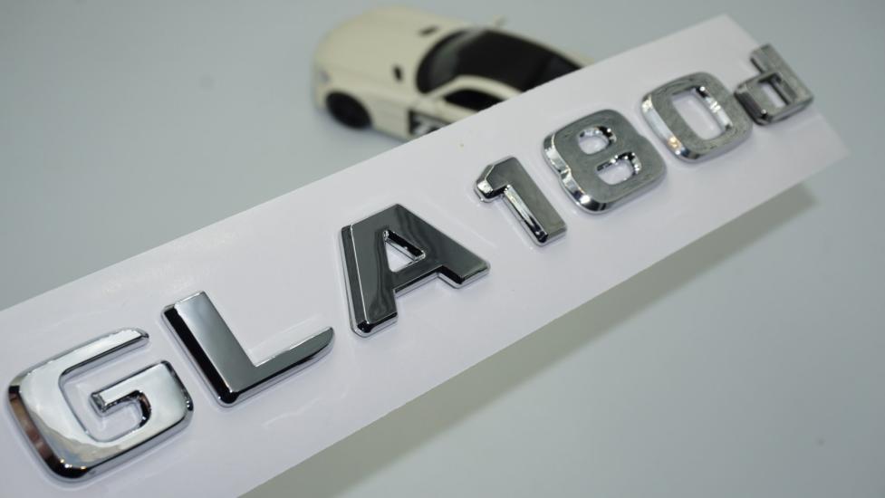 DK Tuning GLA 180d Bagaj Krom ABS 3M 3D Yazı Logo Benz İle Uyumlu