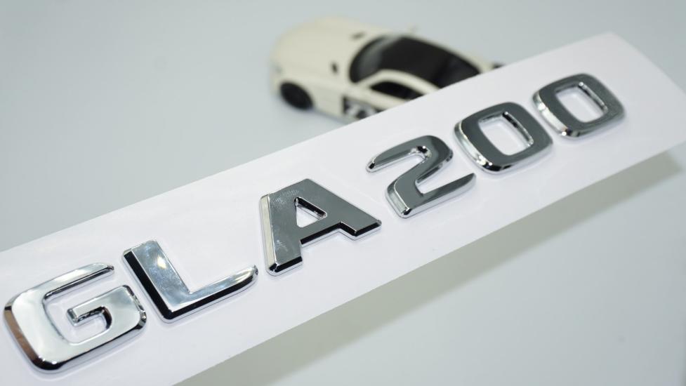 DK Tuning GLA 200 Bagaj Krom ABS 3M 3D Yazı Logo Benz İle Uyumlu