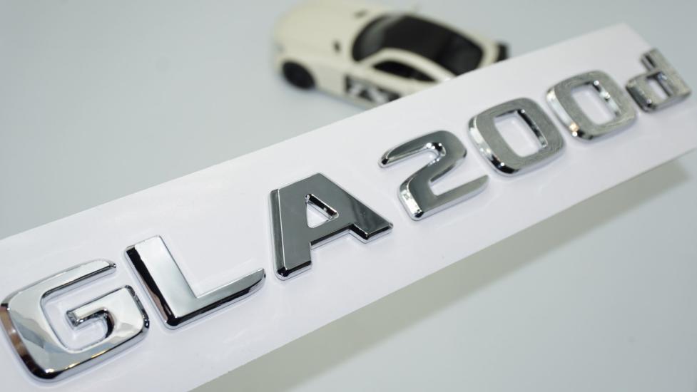 DK Tuning GLA 200d Bagaj Krom ABS 3M 3D Yazı Logo Benz İle Uyumlu