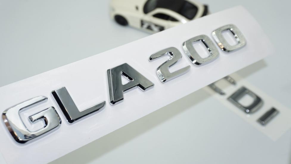 DK Tuning GLA 200 CDi Bagaj Krom ABS Yazı Logo Benz İle Uyumlu