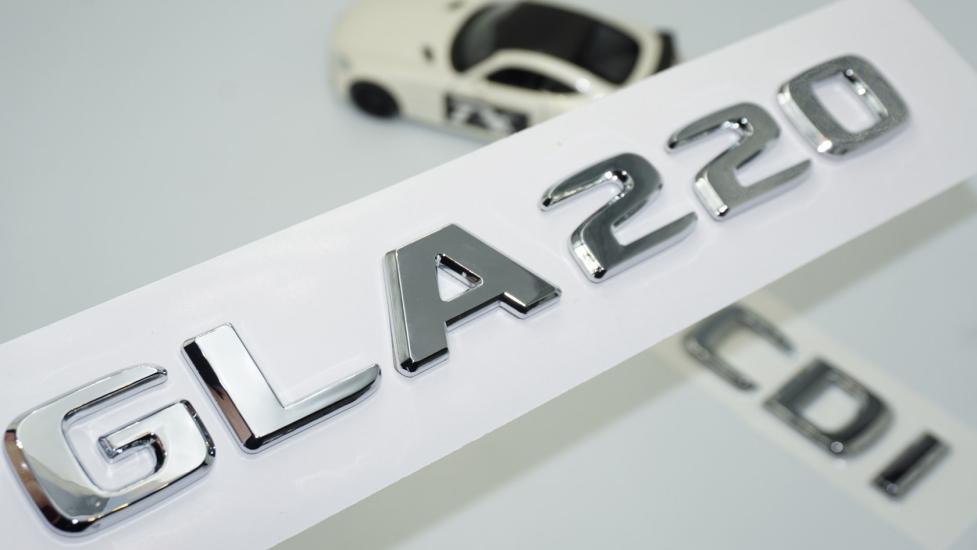 DK Tuning GLA 220 CDi Bagaj Krom ABS Yazı Logo Benz İle Uyumlu